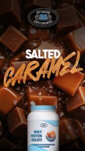 Fit Series 33's Salted Caramel protein powder
